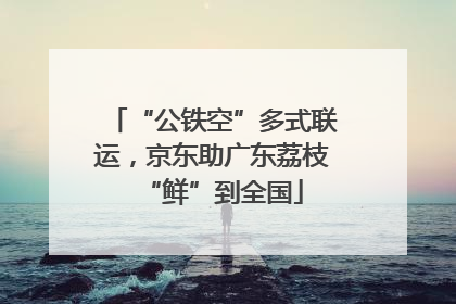 “公铁空”多式联运，京东助广东荔枝“鲜”到全国