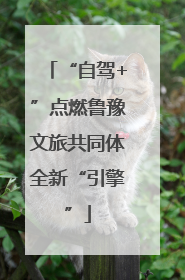“自驾+”点燃鲁豫文旅共同体全新“引擎”
