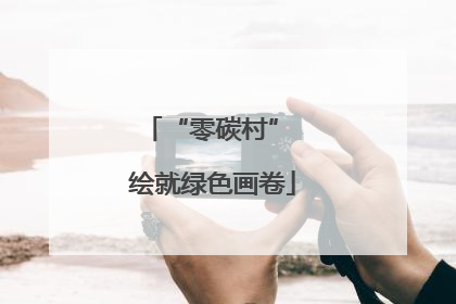 “零碳村” 绘就绿色画卷