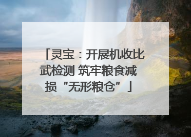 灵宝：开展机收比武检测 筑牢粮食减损“无形粮仓”