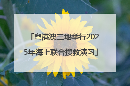 粤港澳三地举行2025年海上联合搜救演习