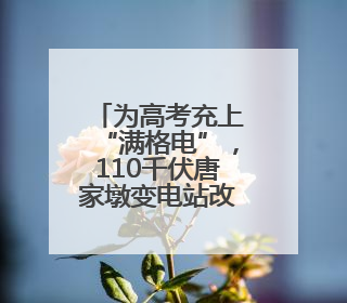 为高考充上“满格电”，110千伏唐家墩变电站改扩建工程顺利送电