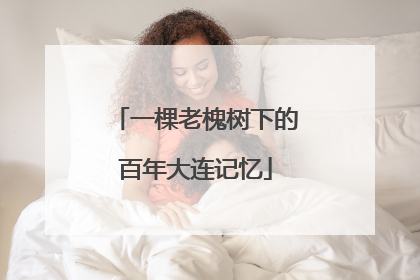 一棵老槐树下的百年大连记忆