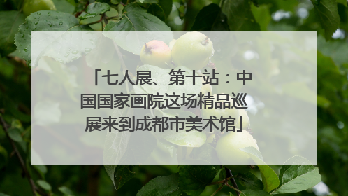 七人展、第十站：中国国家画院这场精品巡展来到成都市美术馆