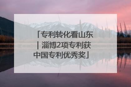 专利转化看山东｜淄博2项专利获中国专利优秀奖