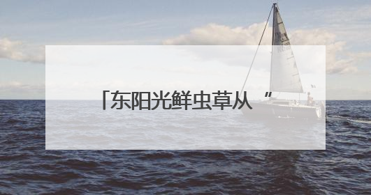 东阳光鲜虫草从“补”到“养”，冬虫夏草在现代养生中的新打开方式