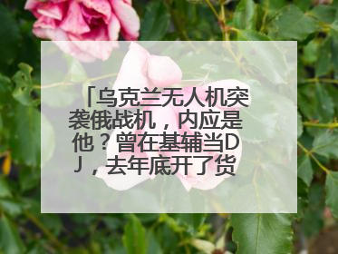乌克兰无人机突袭俄战机,内应是他?曾在基辅当DJ,去年底开了货运公司