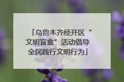 乌鲁木齐经开区“文明盲盒”活动倡导全民践行文明行为