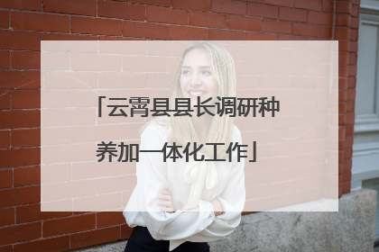 云霄县县长调研种养加一体化工作