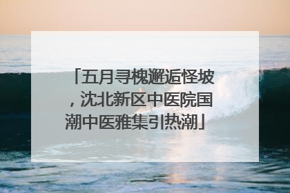 五月寻槐邂逅怪坡，沈北新区中医院国潮中医雅集引热潮