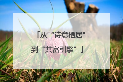 从“诗意栖居”到“共富引擎”