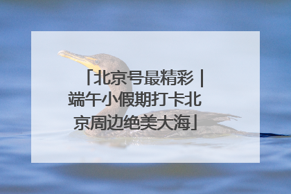 北京号最精彩｜端午小假期打卡北京周边绝美大海