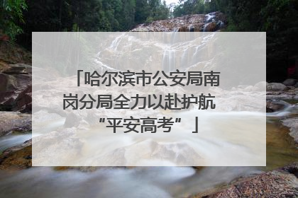 哈尔滨市公安局南岗分局全力以赴护航“平安高考”