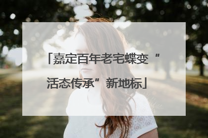 嘉定百年老宅蝶变“活态传承”新地标