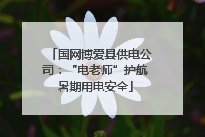 国网博爱县供电公司：“电老师”护航暑期用电安全