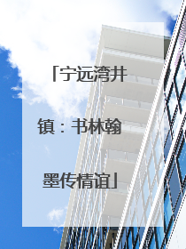 宁远湾井镇：书林翰墨传情谊