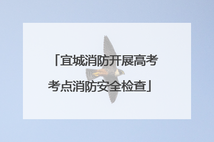 宜城消防开展高考考点消防安全检查