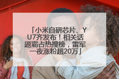 小米自研芯片、YU7齐发布！相关话题霸占热搜榜，雷军一夜涨粉超20万