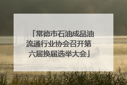常德市石油成品油流通行业协会召开第六届换届选举大会