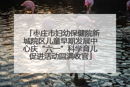 枣庄市妇幼保健院新城院区儿童早期发展中心庆“六一”科学育儿促进活动圆满收官