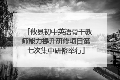 攸县初中英语骨干教师能力提升研修项目第七次集中研修举行