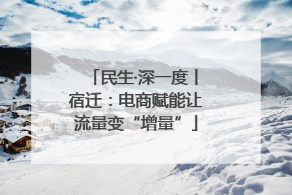 民生·深一度丨宿迁：电商赋能让流量变“增量”