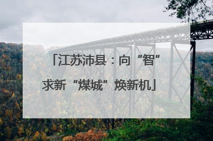 江苏沛县：向“智”求新“煤城”焕新机