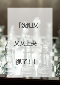 沈阳又又又上央视了！