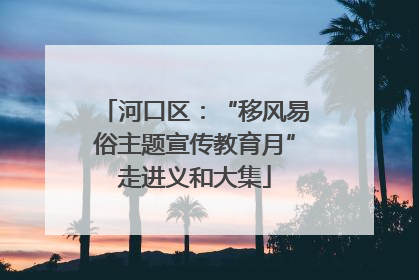 河口区：“移风易俗主题宣传教育月”走进义和大集