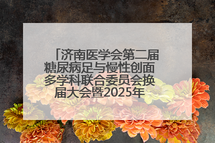 济南医学会第二届糖尿病足与慢性创面多学科联合委员会换届大会暨2025年学术年会成功举行