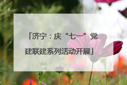 济宁：庆“七一”党建联建系列活动开展