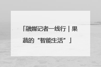 融媒记者一线行｜果蔬的“智能生活”