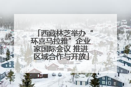西藏林芝举办“环喜马拉雅”企业家国际会议 推进区域合作与开放