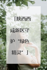 陕西西咸新区守护“绿色精灵”