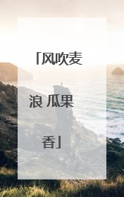 风吹麦浪 瓜果香