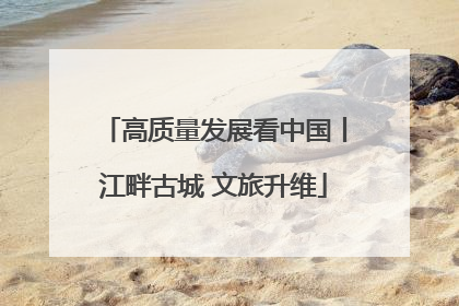 高质量发展看中国丨江畔古城 文旅升维