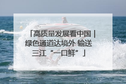 高质量发展看中国｜绿色通道达境外 输送三江“一口鲜”