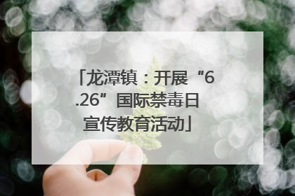 龙潭镇：开展“6.26”国际禁毒日宣传教育活动