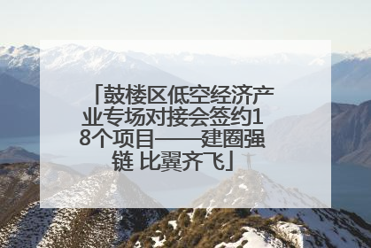 鼓楼区低空经济产业专场对接会签约18个项目——建圈强链 比翼齐飞