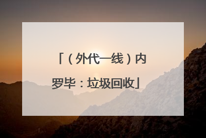 （外代一线）内罗毕：垃圾回收