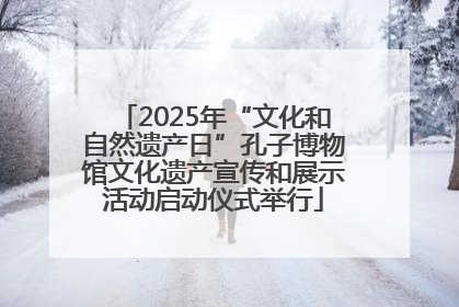 2025年“文化和自然遗产日”孔子博物馆文化遗产宣传和展示活动启动仪式举行