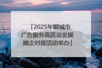 2025年聊城市广告服务高质量发展媒企对接活动举办