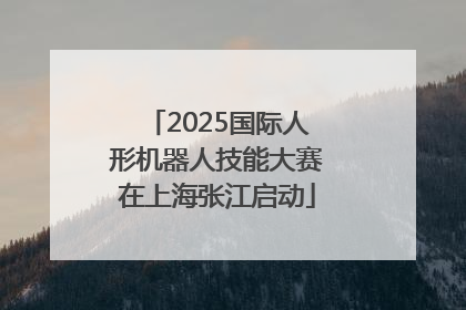 2025国际人形机器人技能大赛在上海张江启动