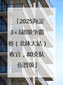 2025海淀3×3超级争霸赛（北体大站）收官，80支队伍晋级