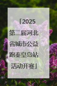 2025第二届河北省城市公益跑秦皇岛站活动开赛